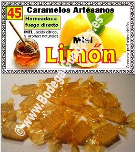 Caramelos de miel y Limón